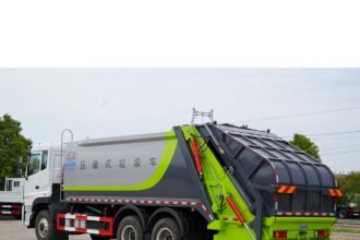 1739700695 Best 22mC2B3 Rear Loading Garbage Truck for Municipal Waste