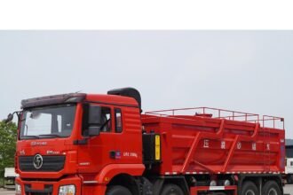 Fracturing Sand Tank Truck E28093 31000 KG Load Strength